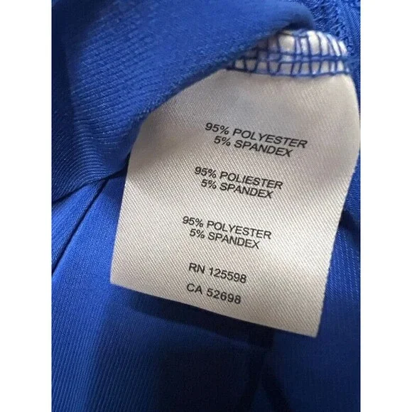 Ellen Tracy Catalina Blue Sleeveless Top Blouse NWT Womens Size 2X - Picture 7 of 10